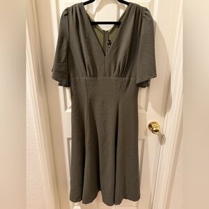 Pinup Couture GUC Olive Viva dress XL